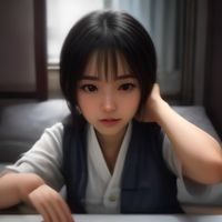 主编林晓雯，温和而专注的女性编辑，短发利落，坐在书架前微微侧身，眼神充满对内容的热情与专业判断力